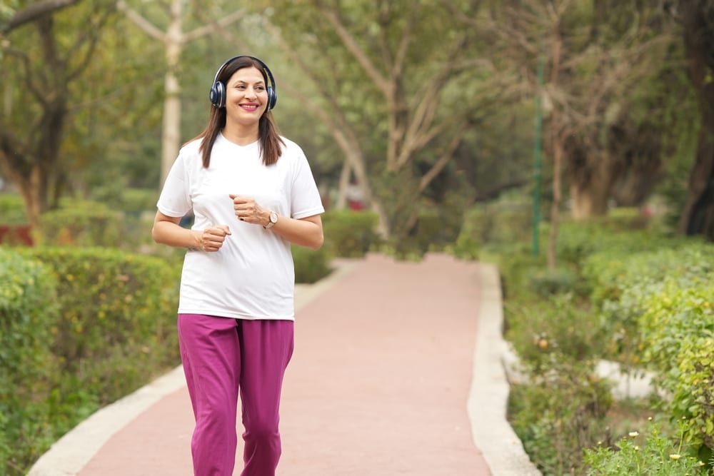 Be active and include daily movements through activities like brisk walking.(Shutterstock)