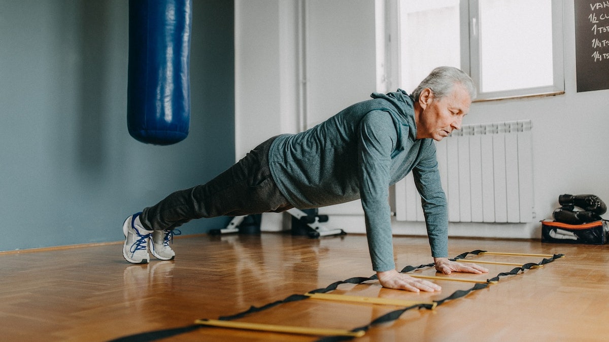 Man doing push-up