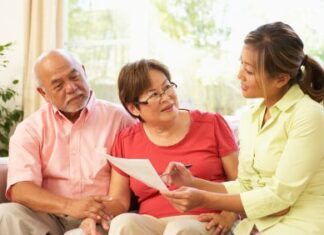 HSD Awards Nearly $5 Million for Aging and Disability Community Support 3 people sitting on a couch