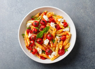 Pasta can be healthy, says nutrition scientist Professor Tim Spector Pasta penne with roasted tomato, sauce, cheese
