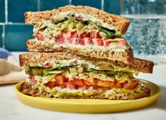 Gut-Friendly Veggie Sandwich Gut-Friendly Veggie Sandwich