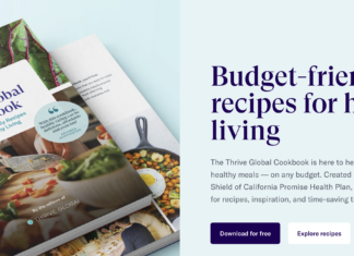 Thrive Global and Blue Shield of California’s Cookbook Initiative – Thrive Global and Blue Shield of California’s Cookbook Initiative -