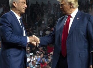 RFK Jr. is pictured with McDonald’s burger on Trump Force One RFK Jr. is pictured with McDonald's burger on Trump Force One