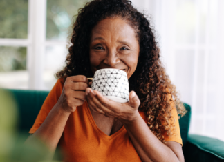 Drinking Coffee Daily May Add Two Years to Your Life Woman drinking coffee