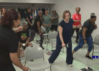 Around Town checks out a senior fitness class Around Town checks out a senior fitness class