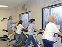 Fitness room at Wilkes Senior Center Fitness room at Wilkes Senior Center