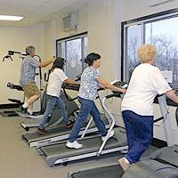 Fitness room at Wilkes Senior Center Fitness room at Wilkes Senior Center