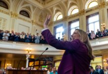 Mikie Sherrill’s budget would kick high-earning seniors off a new tax relief program, expand mental health services for kids Gov. Mikie Sherrill arrives in the Assembly Chamber at the New Jersey State House to deliver her budget address Tuesday, Mar. 10, 2026.