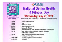 National Senior Health & Fitness Day at Mill Race Center National Senior Health & Fitness Day at Mill Race Center