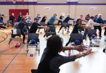 Playing hip-hop or Doris Day, older exercise instructors can speak their peers’ language Playing hip-hop or Doris Day, older exercise instructors can speak their peers' language