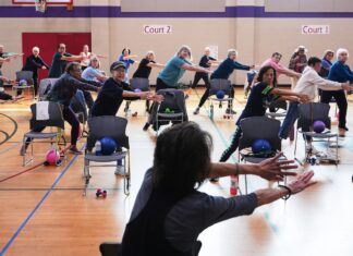 Playing hip-hop or Doris Day, older exercise instructors can speak their peers’ language Playing hip-hop or Doris Day, older exercise instructors can speak their peers' language
