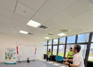 Taiwan Immigrants’ Global News Network-Pickleball Gains Popularity Among Older Adults as Sports Administration Promotes Active Aging Pickleball combines elements of badminton, table tennis, and tennis. Its simple rules and moderate intensity have made it an increasingly popular sport among older adults. (Photo courtesy of Ministry of Sports)
